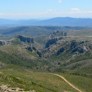 Barranco de Valdelaplata desde las Peñas de Herrera