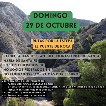 Rutas por la estepa. El Puente de Roca