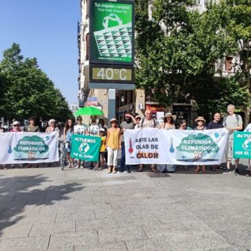 Demanda colectiva de refugios climáticos y la naturalización de la ciudad